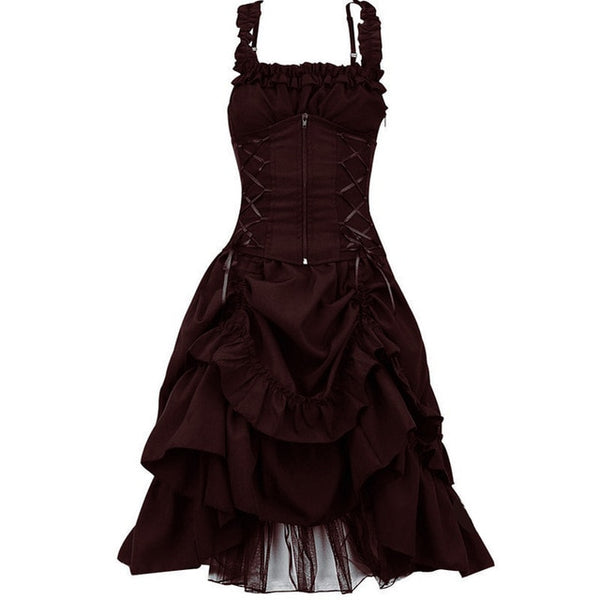 Women Victorian Gothic Dress