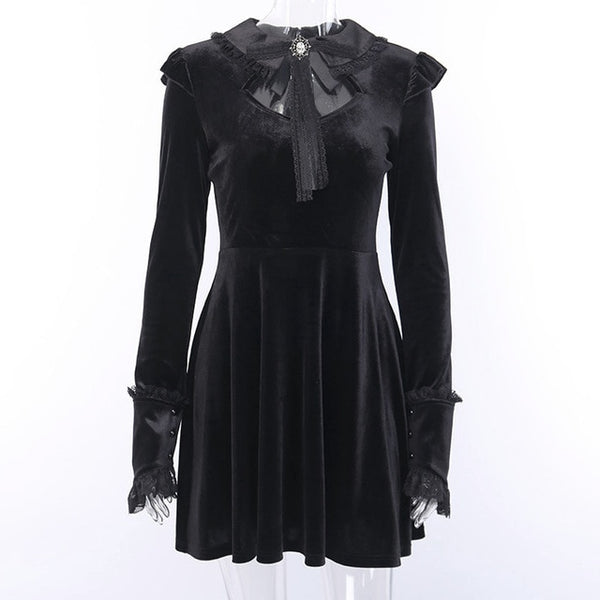 Gothic Velvet Dresses For Women